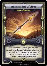 Armament of Ares - Spear of Piercing (SST-SD089) — card price