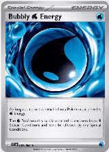 Bubbly W Energy (084/086), Chaos Rising — Pokémon card price