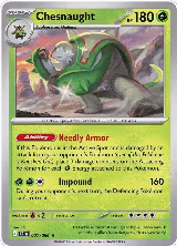 Chesnaught (007/086), Chaos Rising — Pokémon card price