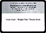 Code Card - "Bright Tide" Theme Deck — card price