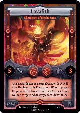 Lavalith - Champion of Hephaestus (SST-015) — card price