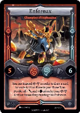 Enfornax - Champion of Hephaestus (SST-017) — card price