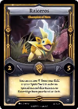 Raiceros - Champion of Hera (SST-034) — card price