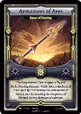 Armament of Ares - Spear of Piercing (SST-098) — card price