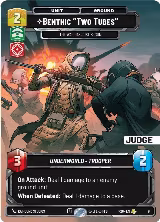 Benthic "Two Tubes" - The War Has Just Begun (9), Judge Promos — Star Wars card price