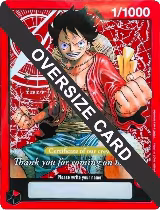 Monkey.D.Luffy (Certificate of our crew) (Oversized) (1/1000), One Piece Promotion Cards — One Piece card price