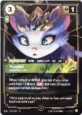 Yuumi, Magical Cat (056/219), Riftbound Organized Play Promotional Cards — Riftbound card price