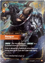 Rengar, Trophy Hunter (120/219), Riftbound Organized Play Promotional Cards — Riftbound card price