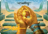 The Mind Stone Art Card (Gold-Stamped Signature) (3) — card price