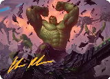 HULK SMASH! Art Card (Gold-Stamped Signature) (10) — card price