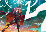 Lightning Strike Art Card (Gold-Stamped Signature) (11) — card price