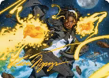 Photon, Mighty Marvel Art Card (Gold-Stamped Signature) (34) — card price