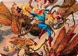 Captain Marvel, Apex Avenger Art Card (Gold-Stamped Signature) (36) — card price