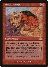 Sneak Attack (218), Urza's Saga — Magic card price