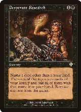 Desperate Research (100) — card price