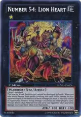 Number 54: Lion Heart (NUMH-EN026), Number Hunters — Yu-Gi-Oh! card price