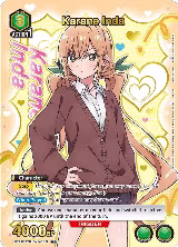 Karane Inda (046) (R*) (Box Topper Gold Foil) (UE21BT/RLY-1-046), The 100 Girlfriends Who Really, Really, Really, Really, REALLY Love You — Union Arena card price