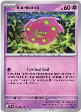 Spiritomb (035/084), Pitch Black — Pokémon card price