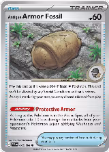 Antique Armor Fossil (072/084) — card price