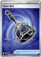 Dark Bell - 106/084 (106/084), Pitch Black — Pokémon card price