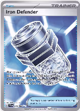 Iron Defender (110/084), Pitch Black — Pokémon card price