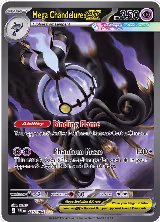 Mega Chandelure ex - 115/084 (115/084), Pitch Black — Pokémon card price