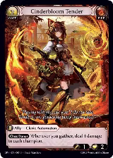 Cinderbloom Tender (Curio Foil) (005) — card price