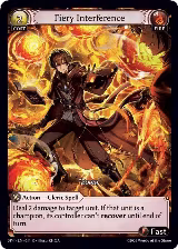 Fiery Interference (Curio Foil) (011) — card price