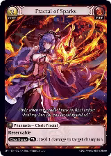 Fractal of Sparks (Curio Foil) (012) — card price