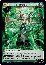 Leeching Bolt (Curio Foil) (015) — card price