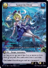 Seasprite Diver (Curio Foil) (026) — card price