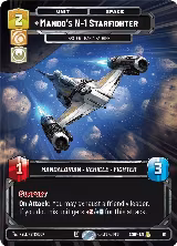Mando's N-1 Starfighter - Faster than a Fathier (18) — card price