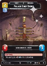 Palace Chef Droid (Foil) (29) — card price
