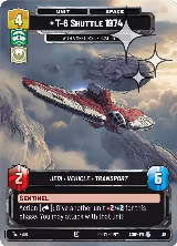 T-6 Shuttle 1974 - With a Mentor's Dedication (Foil) (30), Ashes of the Empire - Weekly Play Promos — Star Wars card price