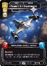 Mando's N-1 Starfighter - Faster than a Fathier (Foil) (38), Ashes of the Empire - Weekly Play Promos — Star Wars card price