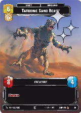 Tatooine Sand Beast (Foil) (39) — card price