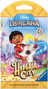 Disney Lorcana: Hyperia City Sleeved Booster Pack, Hyperia City — Lorcana sealed product price