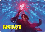 Wizard's Staff Art Card (Gold-Stamped Signature) (15) — card price