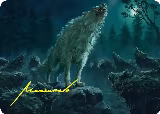 Reverent Howl Art Card (Gold-Stamped Signature) (16) — card price