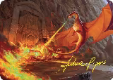 Smaug's Fury Art Card (Gold-Stamped Signature) (18) — card price