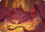 Smaug the Magnificent Art Card (Gold-Stamped Signature) (43) — card price