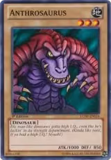 Anthrosaurus (LCJW-EN016), Legendary Collection 4: Joey's World — Yu-Gi-Oh! card price