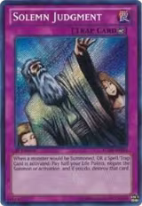 Solemn Judgment (LCJW-EN182), Legendary Collection 4: Joey's World — Yu-Gi-Oh! card price
