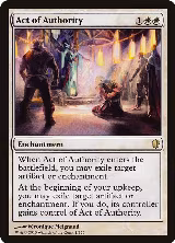 Act of Authority (1) — card price