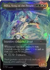Miku, Song of the People - Trostani, Selesnya's Voice (Display Commander) - Thick Stock (2443) — card price