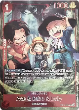 Ace & Sabo & Luffy (English Version 3rd Anniversary Set) (OP13-007), One Piece Promotion Cards — One Piece card price