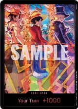 DON!! Card (English Version 3rd Anniversary Set) (Ace, Luffy, Sabo), One Piece Promotion Cards — One Piece card price
