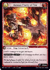 Aenean Flurry of Fire (104), .asphodel/paradise — Grand Archive card price