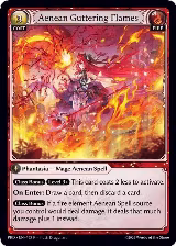 Aenean Guttering Flames (105), .asphodel/paradise — Grand Archive card price