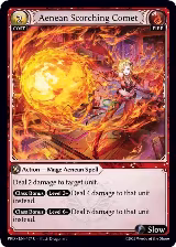 Aenean Scorching Comet (107), .asphodel/paradise — Grand Archive card price